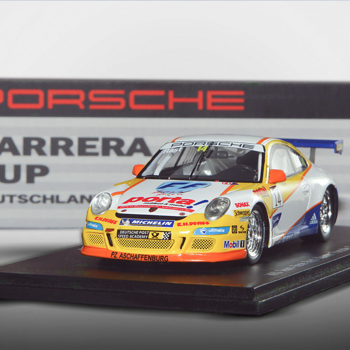 Modellauto Porsche GT3 997 Cup René Rast