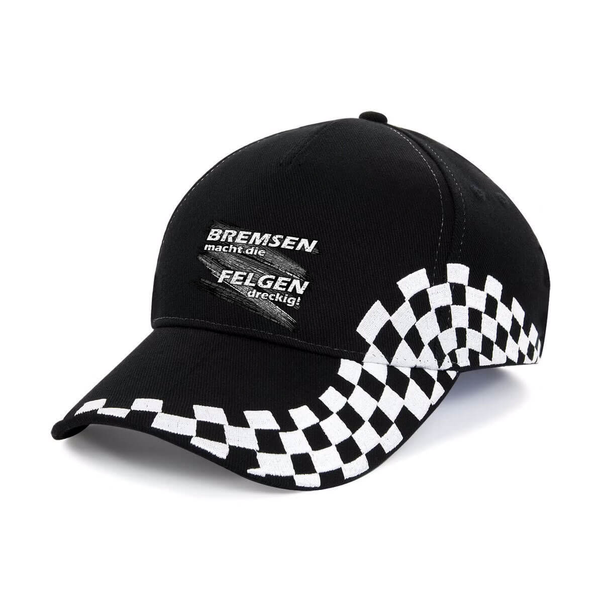 CAP - BREMSEN MACHT DIE FELGEN DRECKIG - GESTICKT