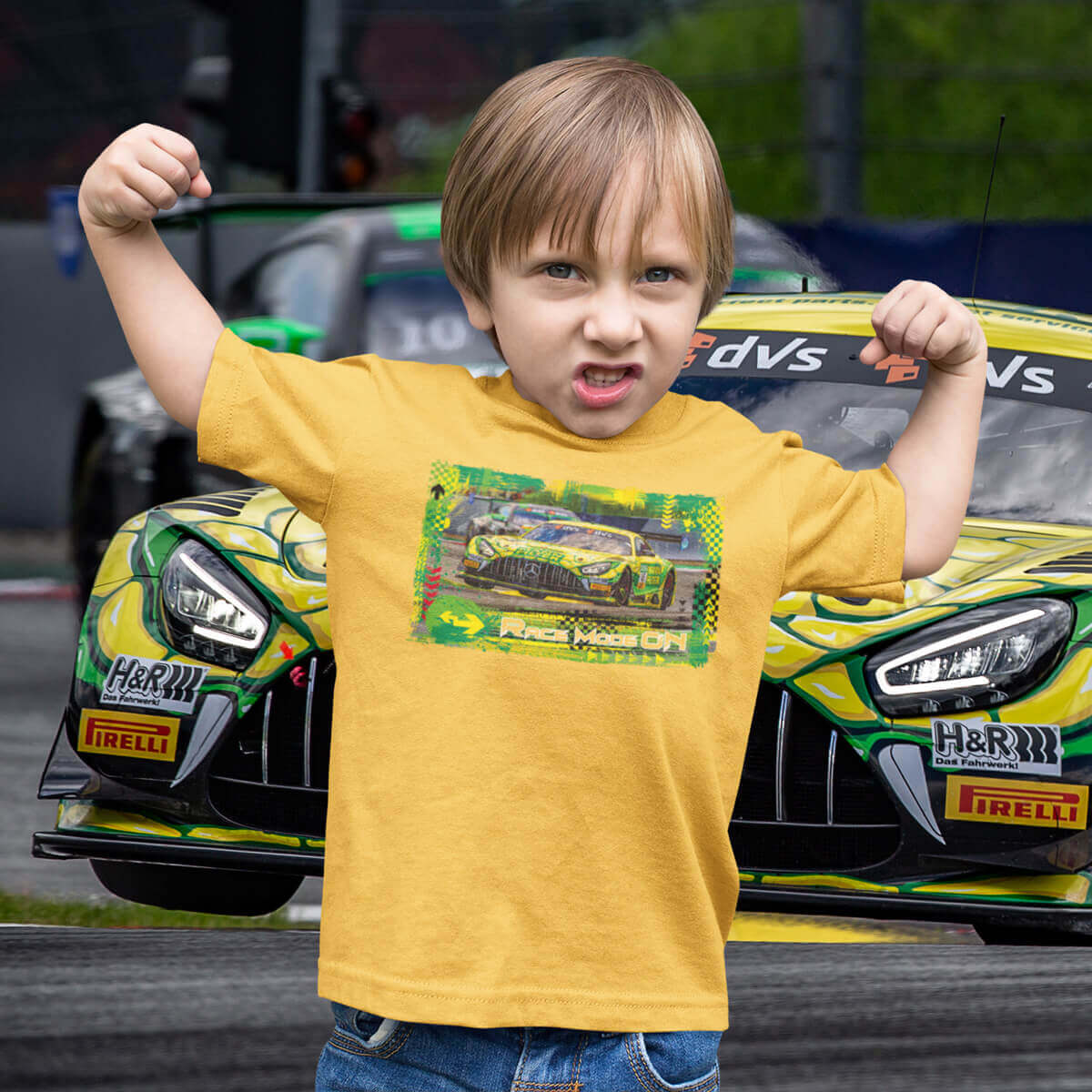 Mercedes AMG GT3 - Team Mann Filter - Landgraf - KIDS T-Shirt